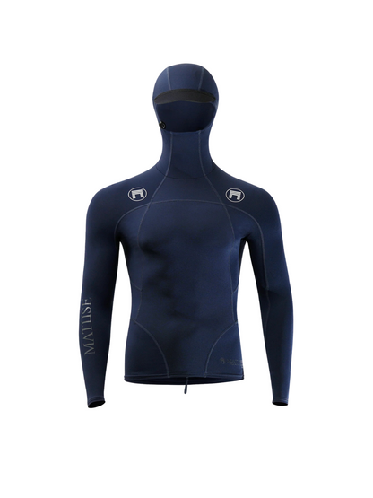 Philo Hooded UV Top - Midnight Blue