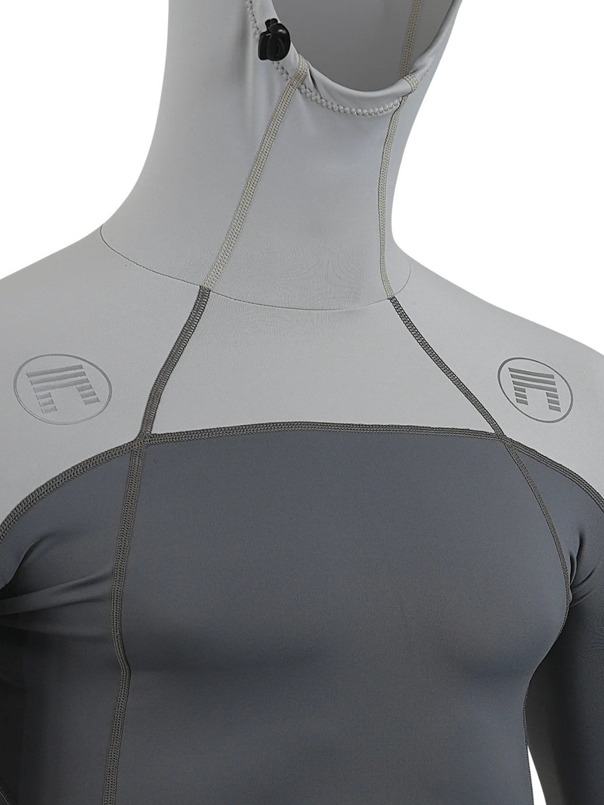 Philo Hooded UV Top - Charcloud