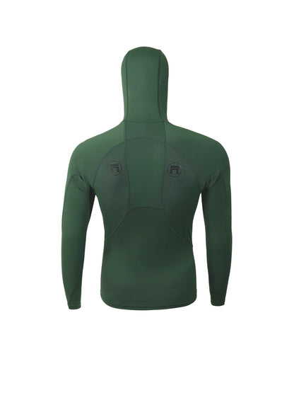 Philo Hybrid Hooded - Hunter Green