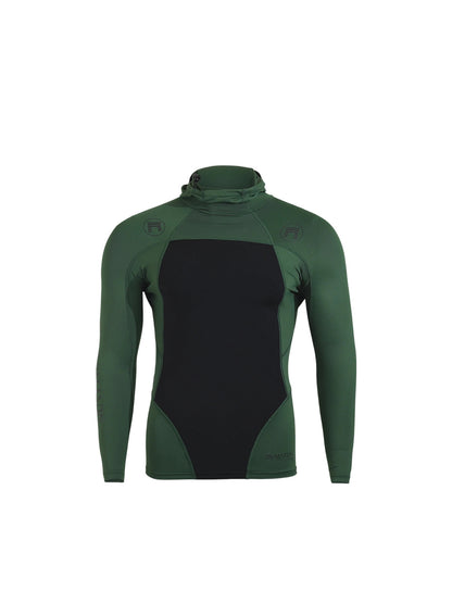 Philo Hybrid Hooded - Hunter Green